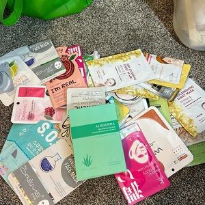HUGE Bundle facial sheet masks 46 in all